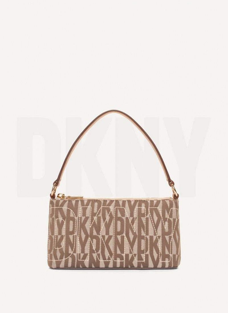 DKNY Elsa Demi Women's Crossbody Bags Brown | Ireland_D0129