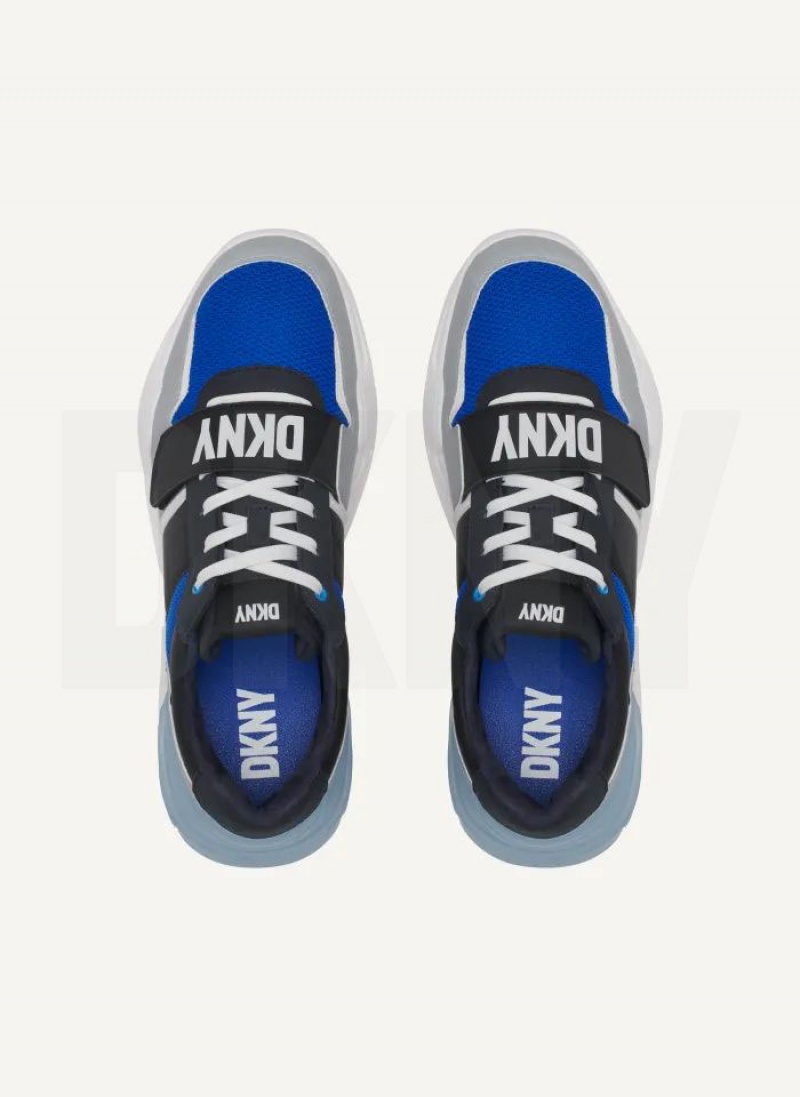 DKNY Essex Men's Sneakers Blue | Ireland_D0208