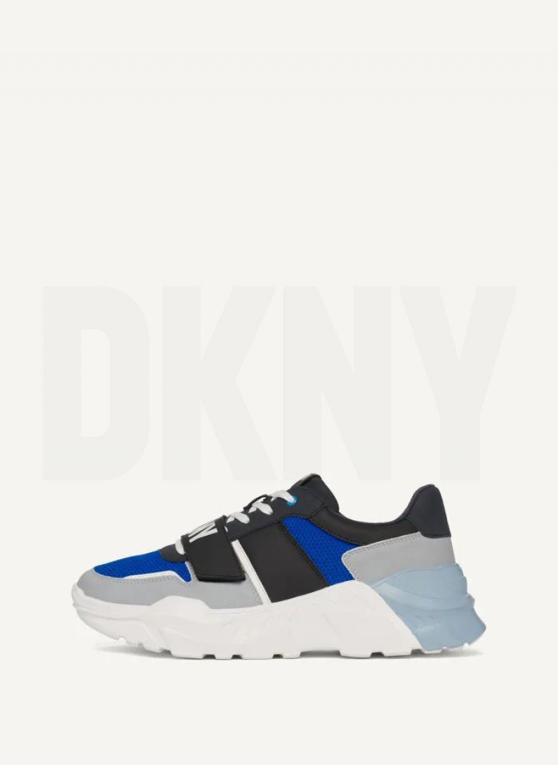 DKNY Essex Men\'s Sneakers Blue | Ireland_D0208