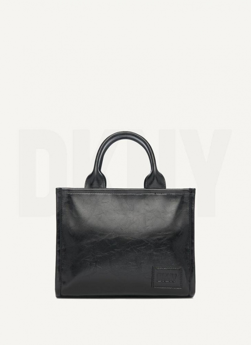 DKNY Hadlee Sm Tote Women's Crossbody Bags Black / Grey | Ireland_D1117