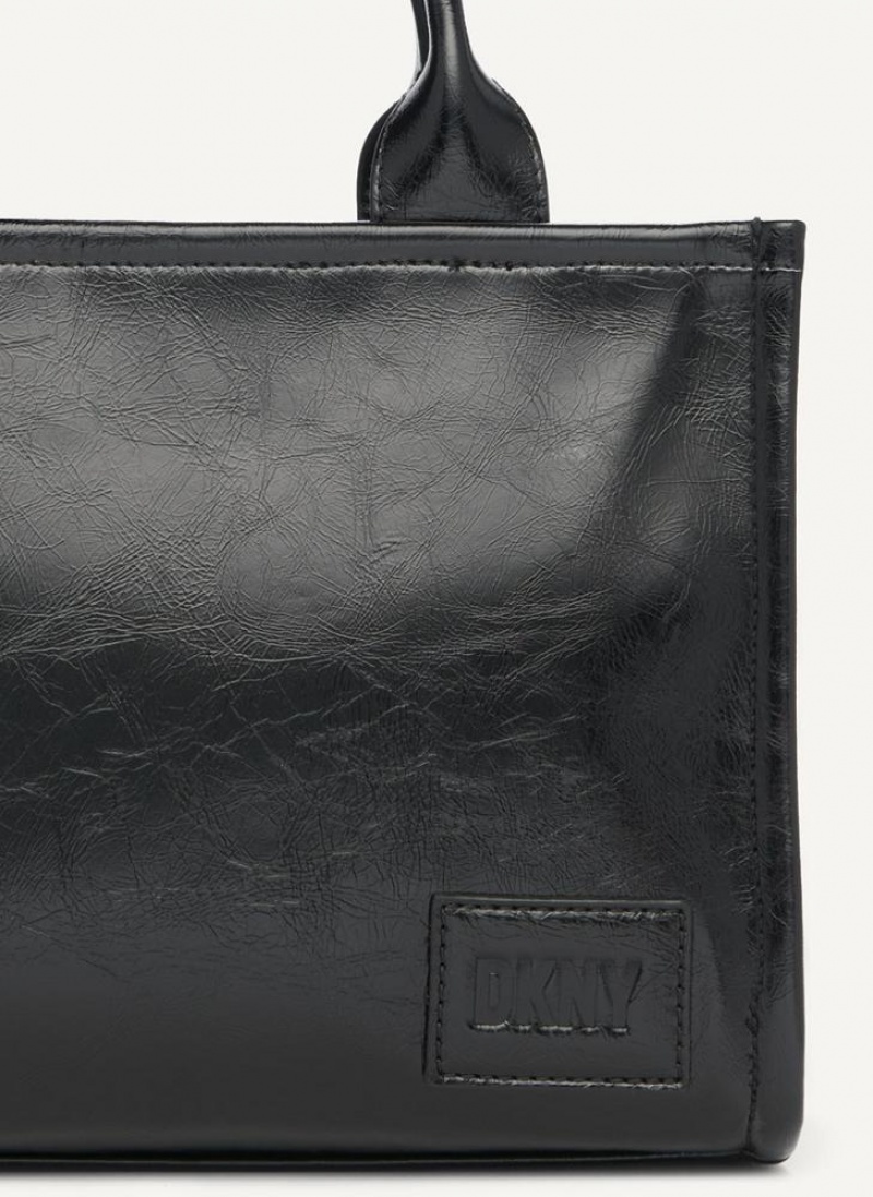 DKNY Hadlee Sm Tote Women's Crossbody Bags Black / Grey | Ireland_D1117