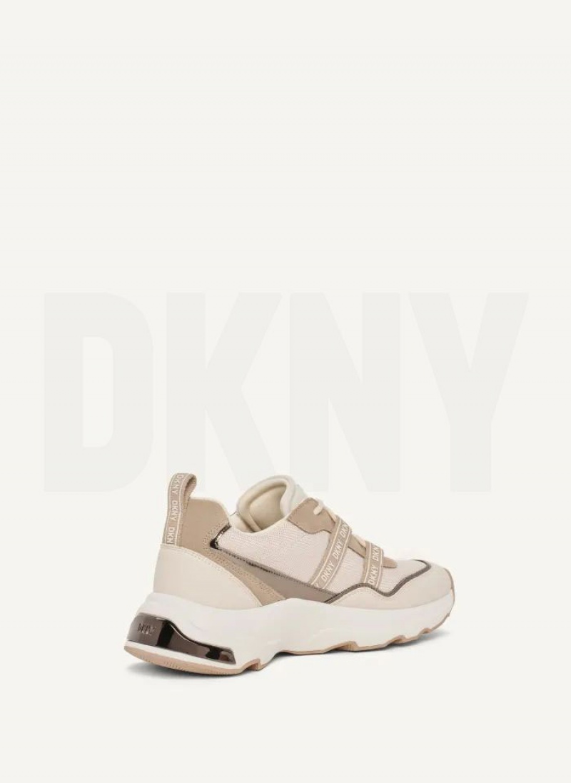 DKNY Justine Slip On Women's Sneakers Brown | Ireland_D1618