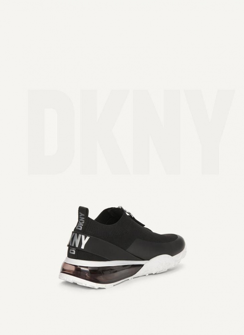 DKNY Kadia Women's Sneakers Black / Silver | Ireland_D0606