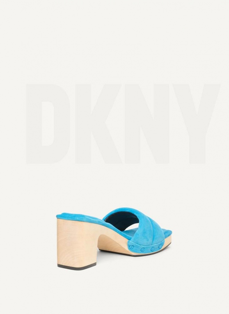 DKNY Kaia Women's Heels Blue | Ireland_D0505