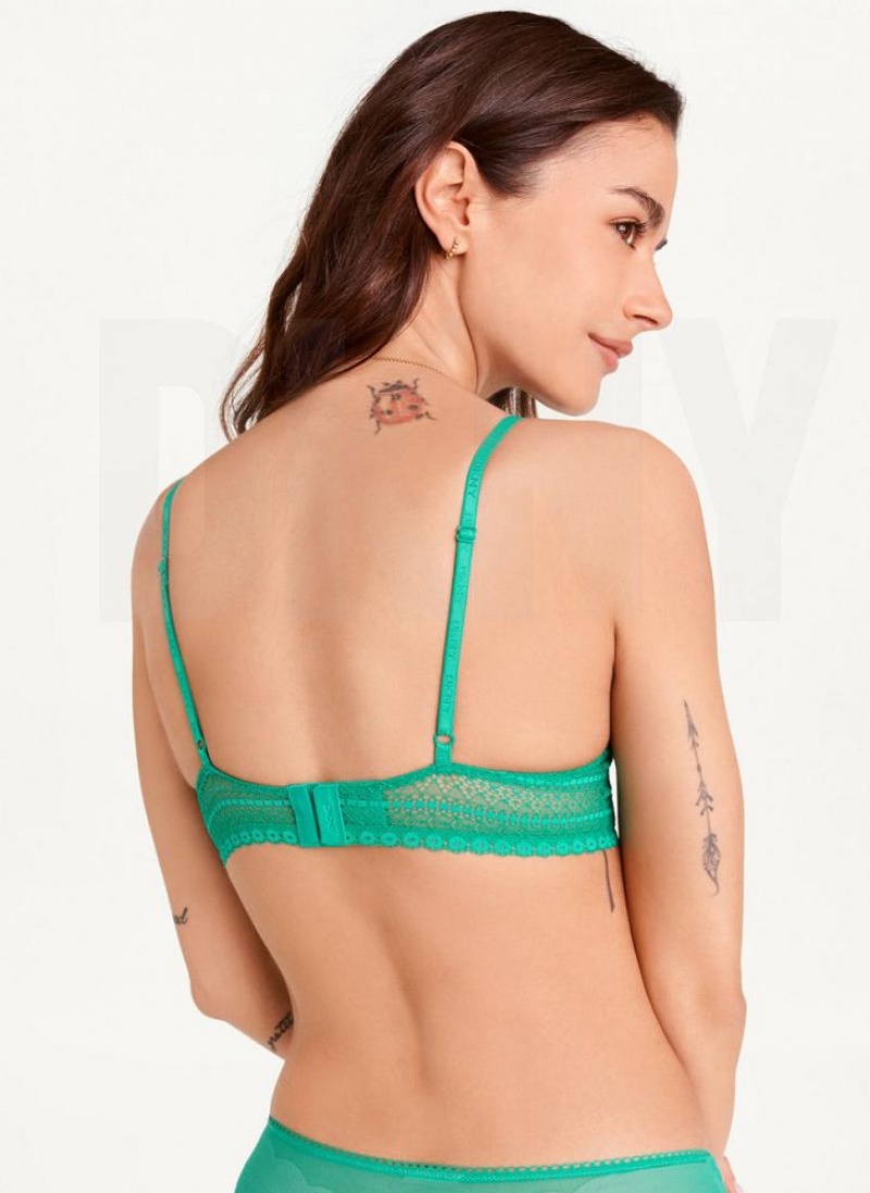 DKNY Lace Women's Bras Green | Ireland_D0911