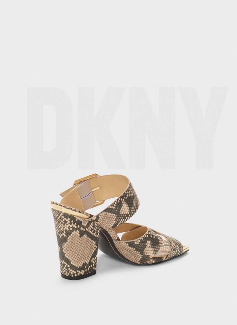 DKNY Lake With Buckle Women's Sandals Snake | Ireland_D1718