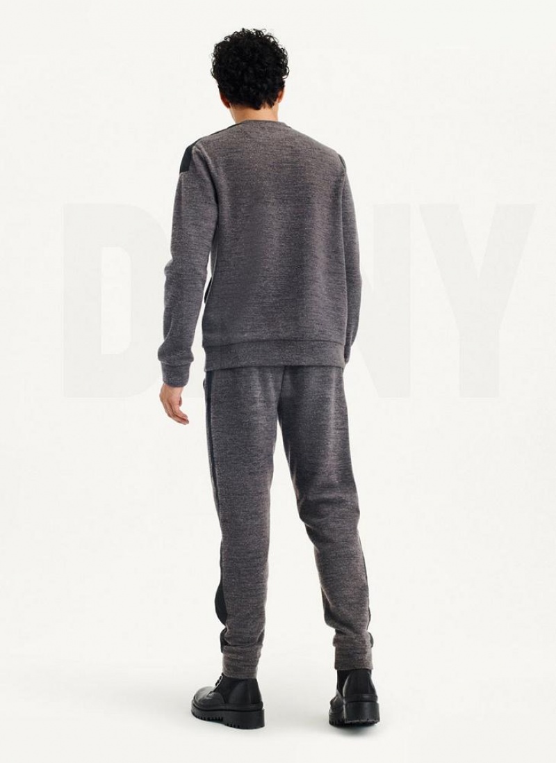 DKNY Lounge Men's Pants Dark Grey | Ireland_D0255