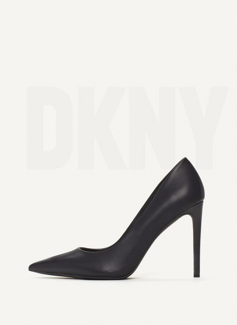 DKNY Mabi High Pump Women\'s Heels Black | Ireland_D0854