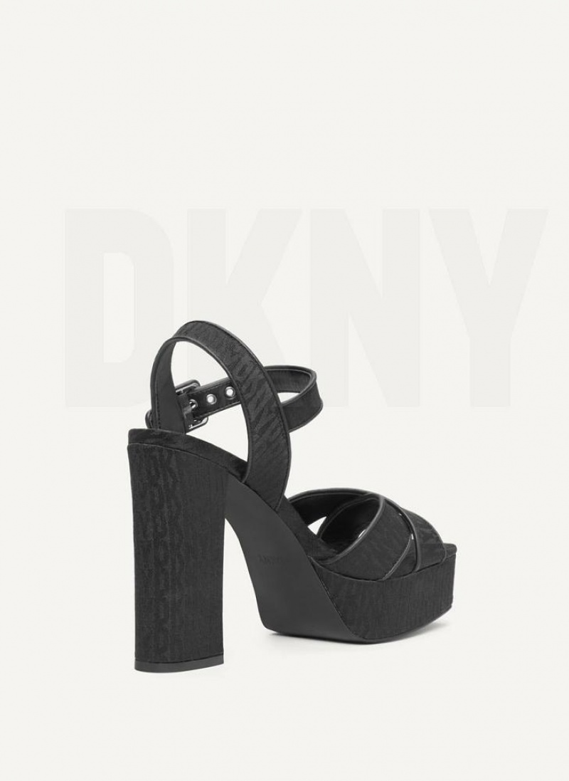 DKNY Margot Women's Heels Black | Ireland_D0351