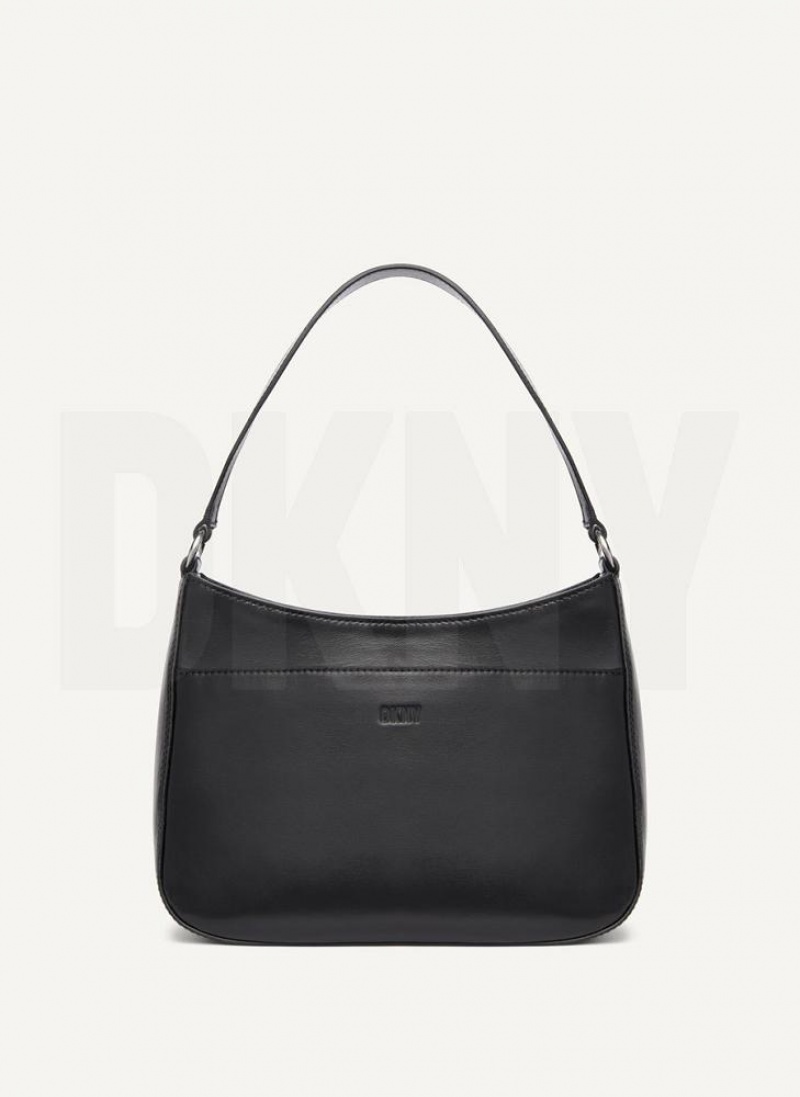 DKNY Medium Women's Shoulder Bags Black | Ireland_D0310