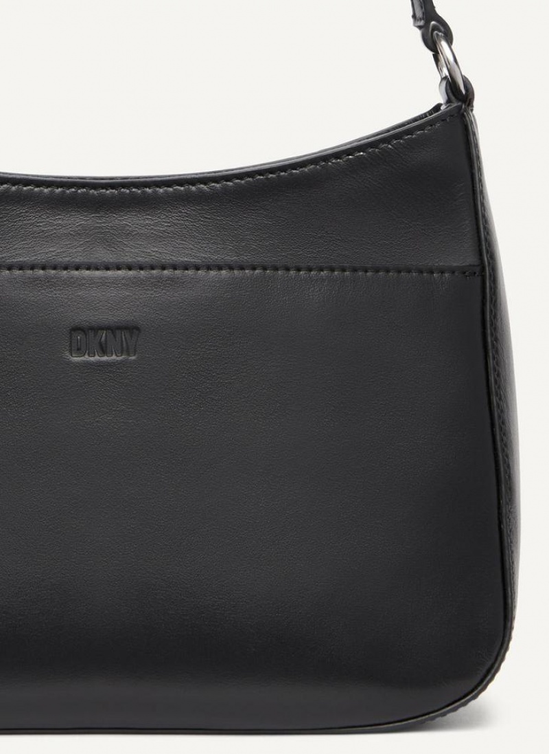 DKNY Medium Women's Shoulder Bags Black | Ireland_D0310