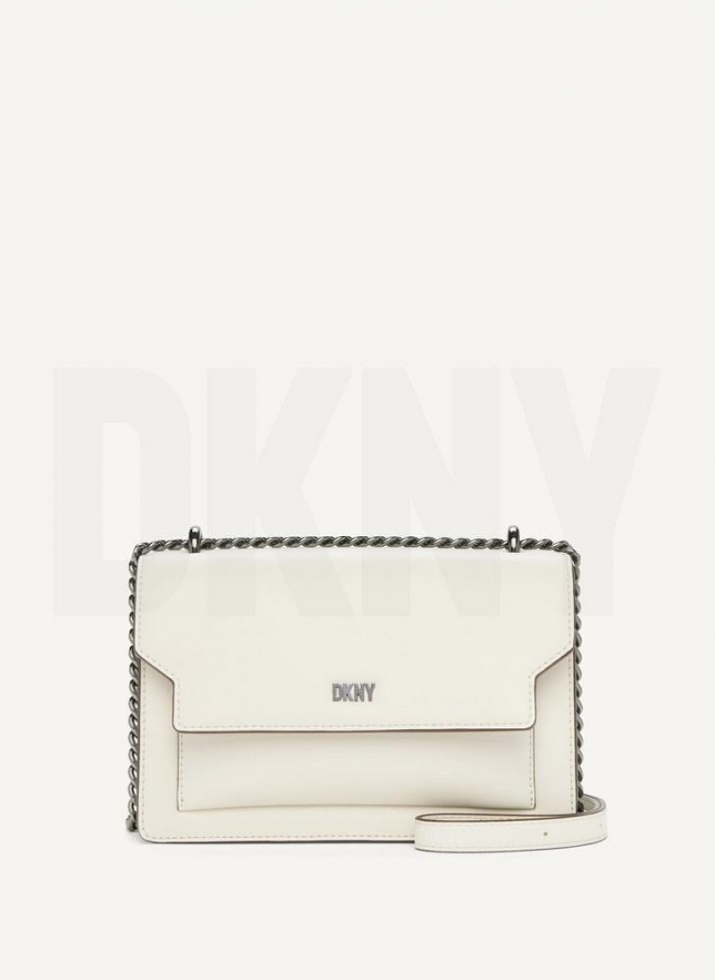 DKNY Millie Women\'s Shoulder Bags White | Ireland_D0343