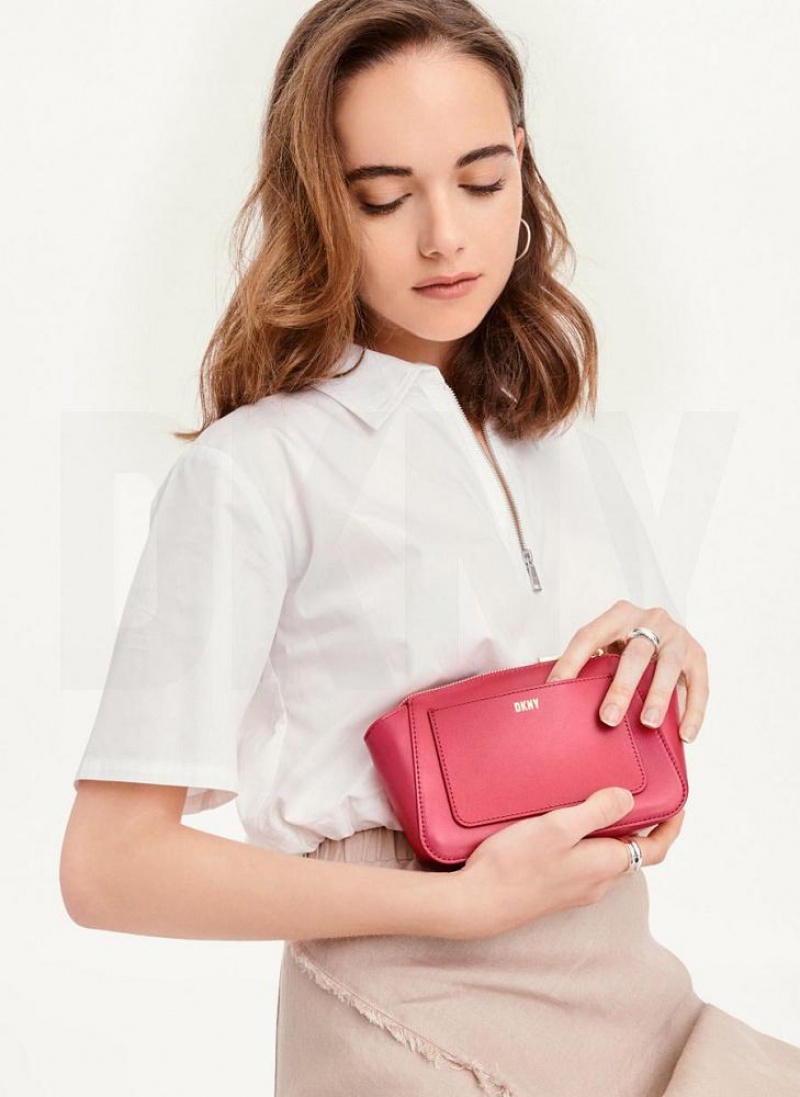 DKNY Mini Dome Women's Crossbody Bags Red | Ireland_D1424