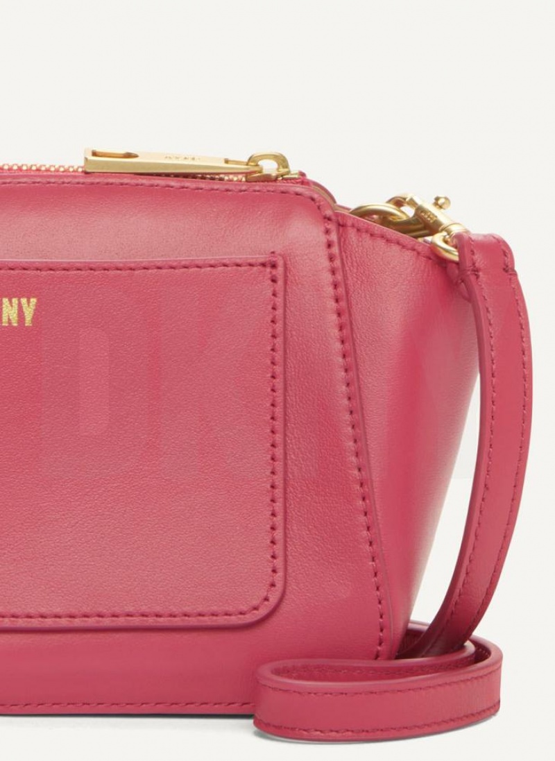 DKNY Mini Dome Women's Crossbody Bags Red | Ireland_D1424