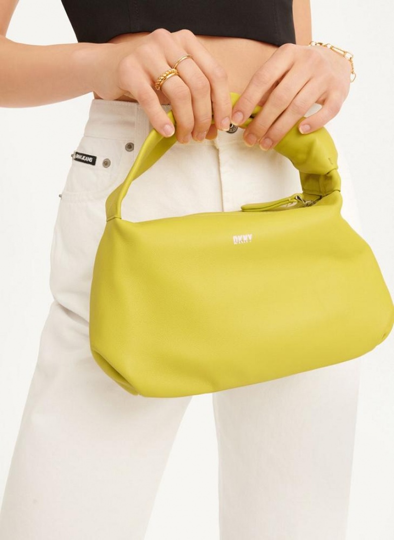 DKNY Mini Modernist Knot Women's Tote Bags Yellow | Ireland_D1949