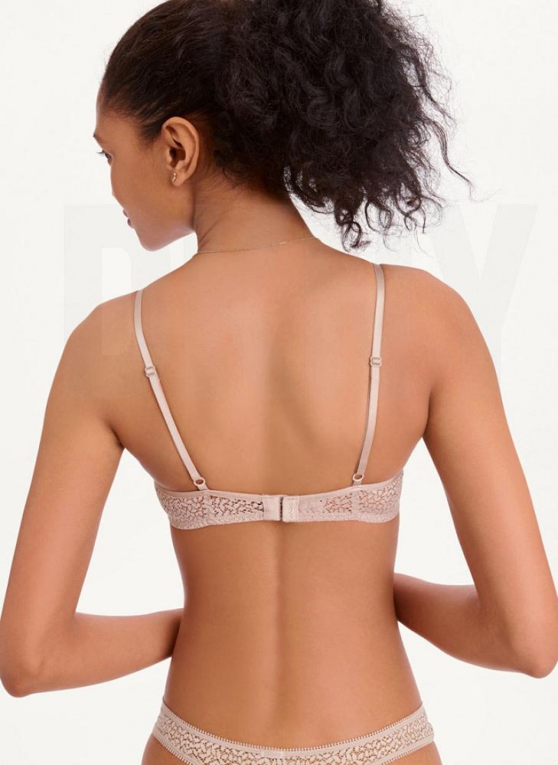 DKNY Modern Lace Demi Women's Bras Beige | Ireland_D1974