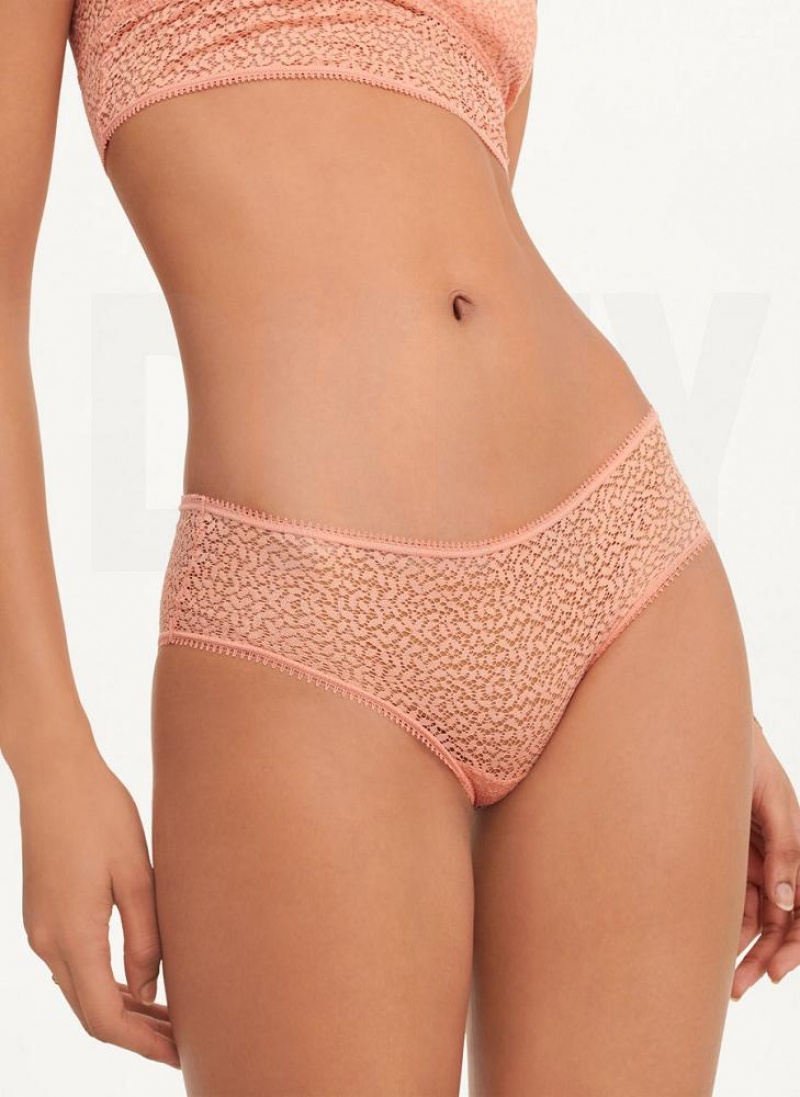 DKNY Modern Lace Hipster Women\'s Panties Rose | Ireland_D0262