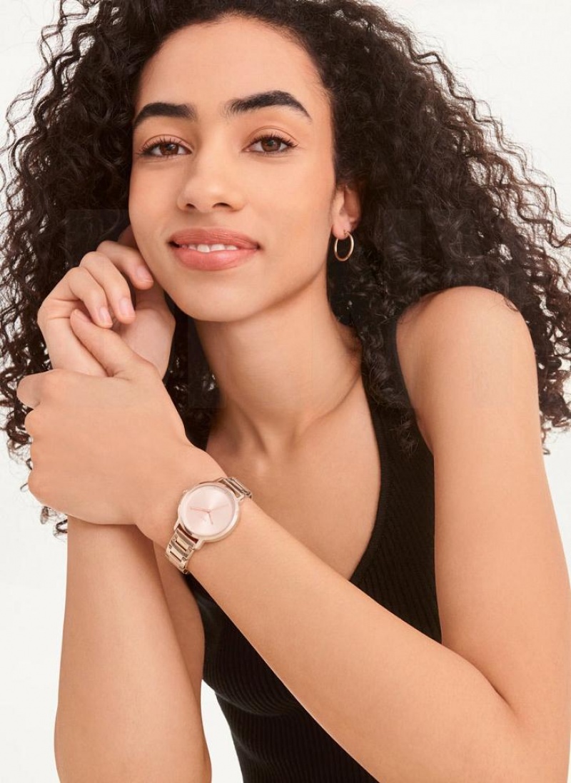 DKNY Modernist Women's Watches Rose Gold | Ireland_D1190