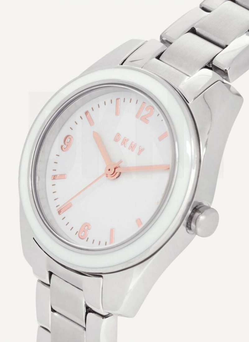 DKNY Nolita Women's Watches Silver | Ireland_D1749