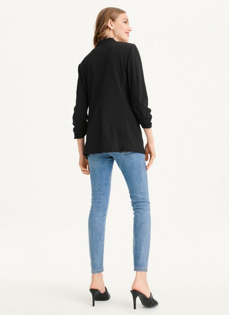 DKNY Open Front Women's Blazers Black | Ireland_D0545