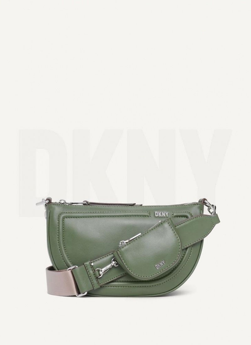 DKNY Orion Women\'s Crossbody Bags Green | Ireland_D1545