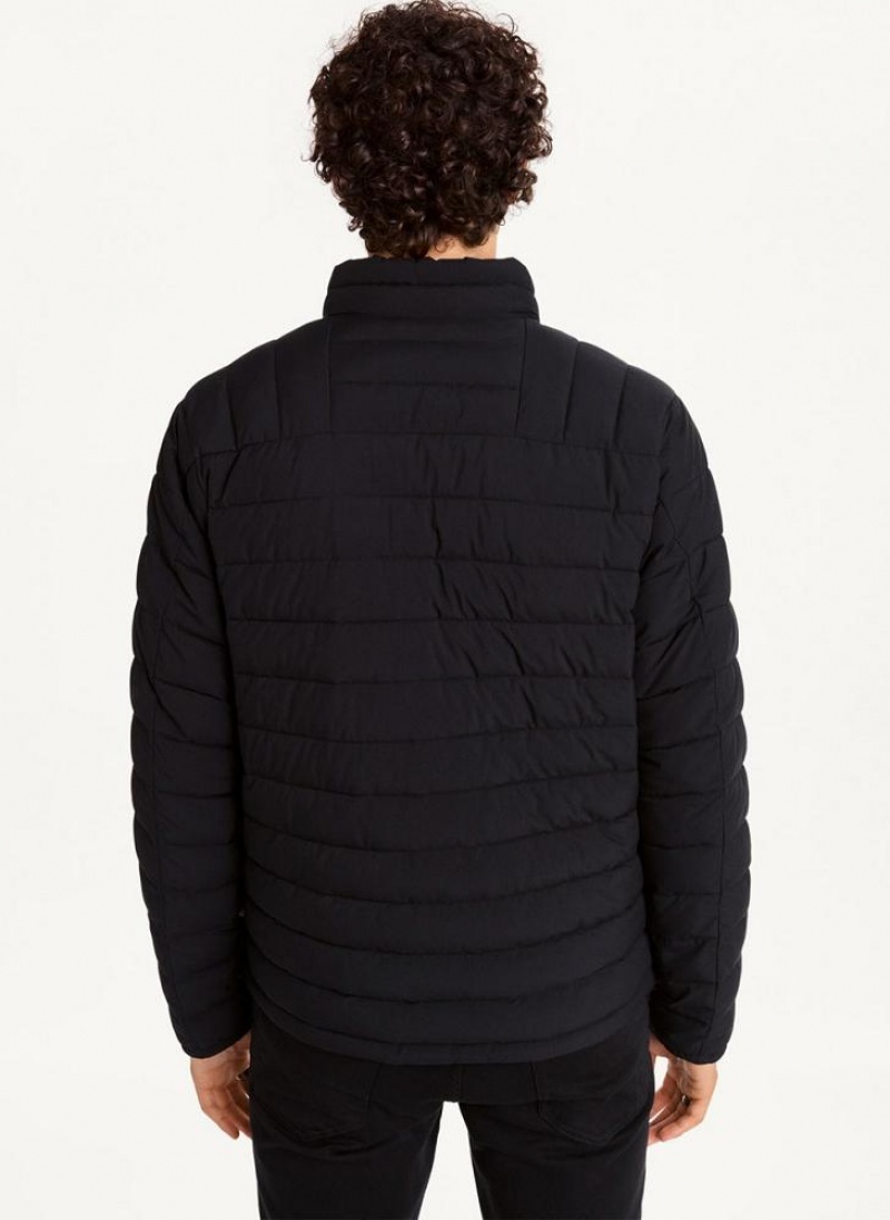 DKNY Packable Men's Puffer Jacket Black | Ireland_D1963