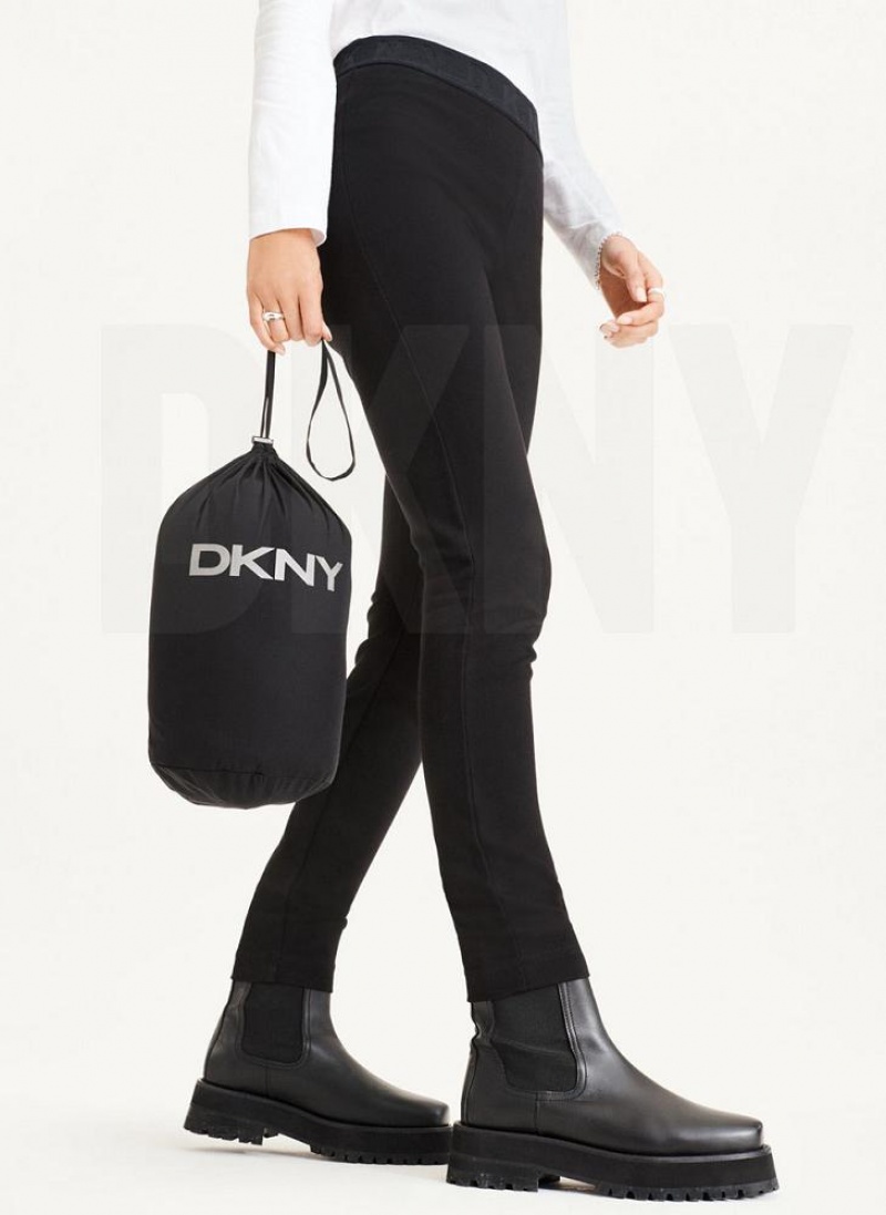 DKNY Packable Vestie Walker Women's Coats Black | Ireland_D0267