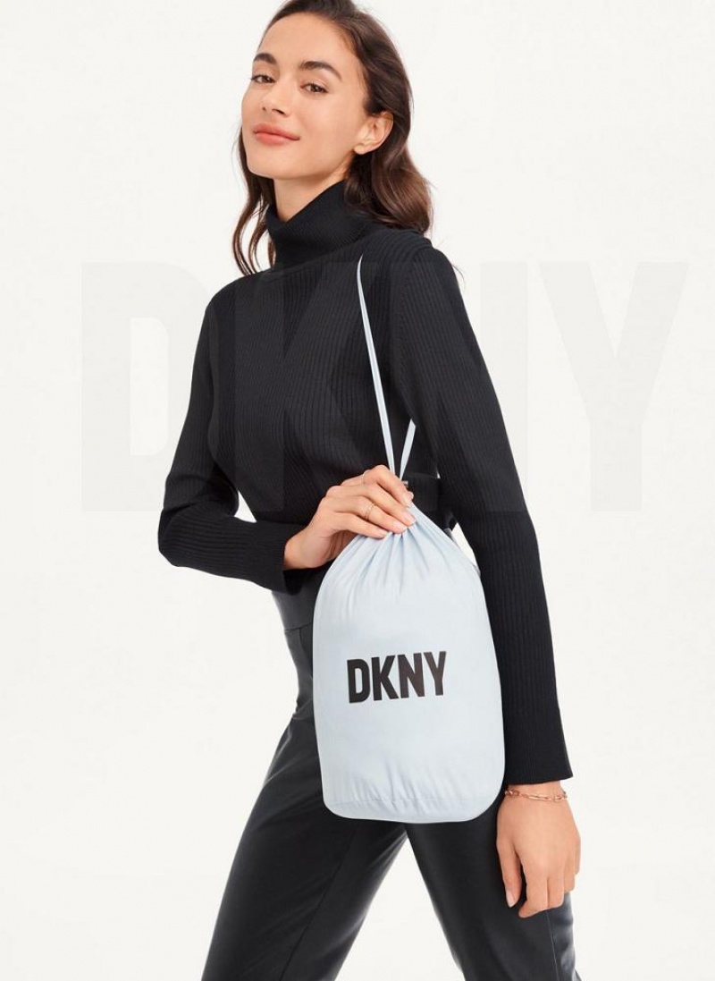 DKNY Packable Women's Coats Blue | Ireland_D0732