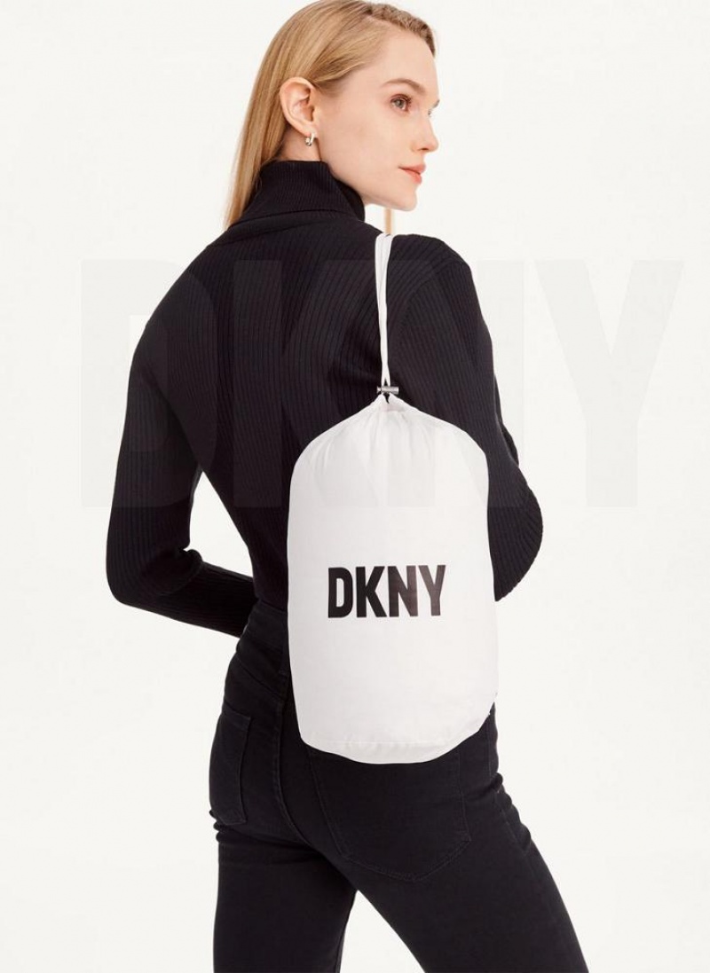 DKNY Packable Women's Coats White | Ireland_D1873