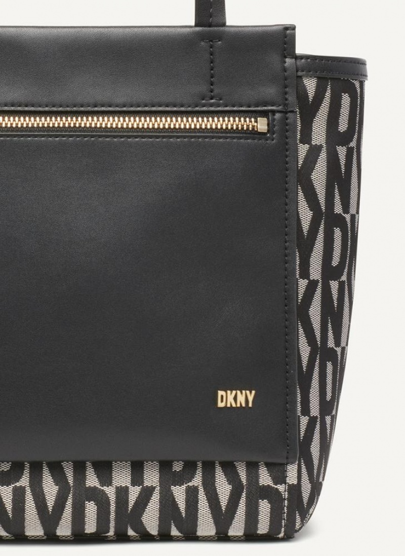 DKNY Pax North-South Tote Women's Crossbody Bags Black | Ireland_D0852