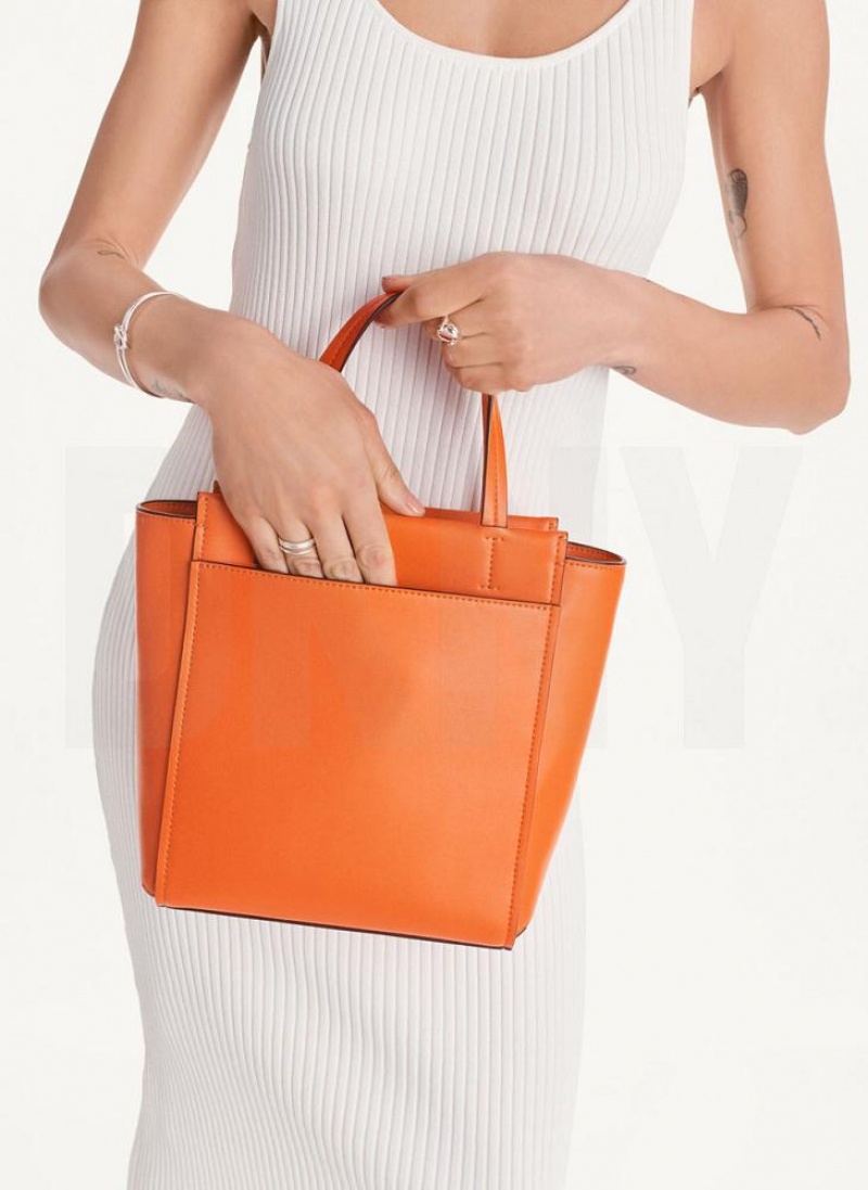 DKNY Pax North-South Women's Tote Bags Orange | Ireland_D0960