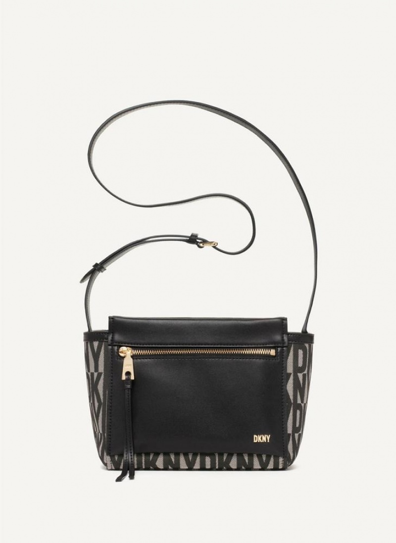 DKNY Pax Women\'s Crossbody Bags Black | Ireland_D1509