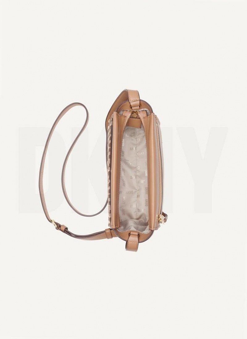 DKNY Pax Women's Crossbody Bags Brown | Ireland_D0509