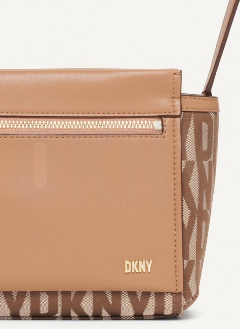 DKNY Pax Women's Crossbody Bags Brown | Ireland_D0509