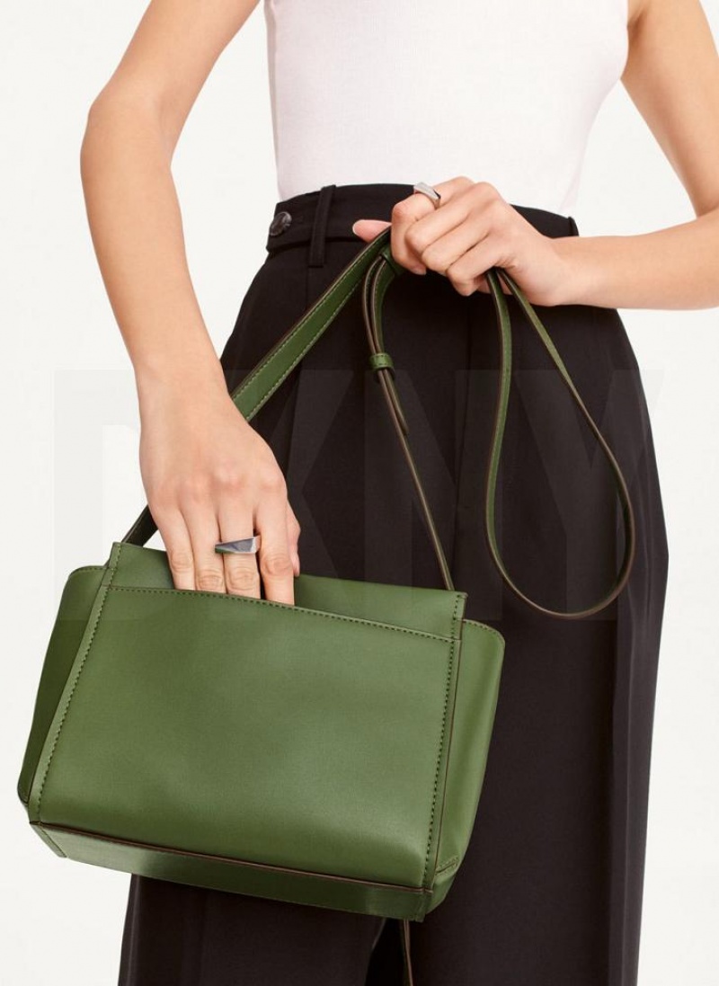 DKNY Pax Women's Crossbody Bags Green | Ireland_D0652