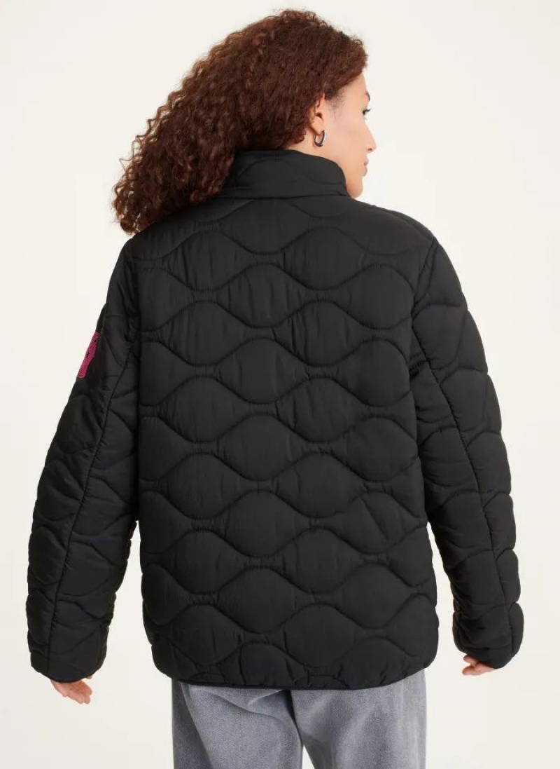 DKNY Quilted Packable Women's Jackets Black | Ireland_D1011