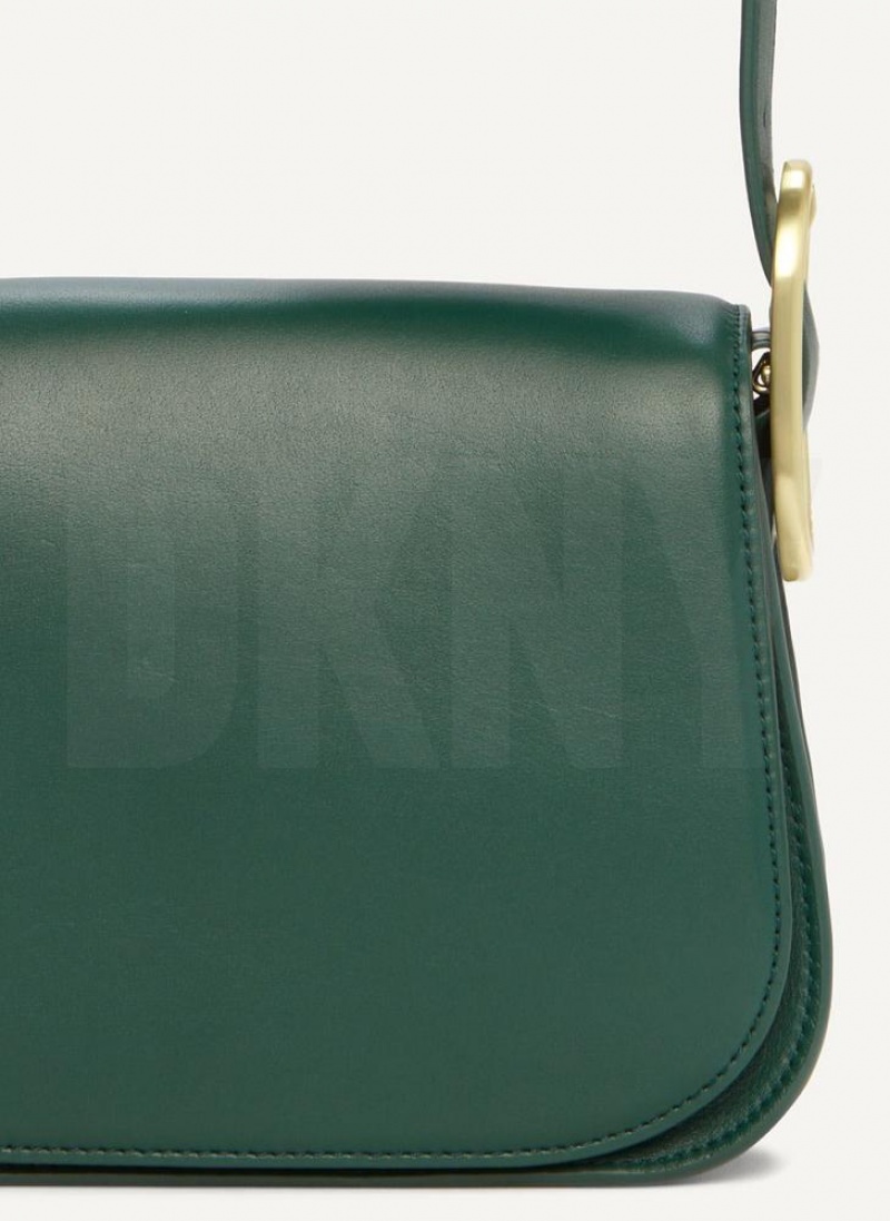 DKNY Saddle Women's Shoulder Bags Green | Ireland_D1814