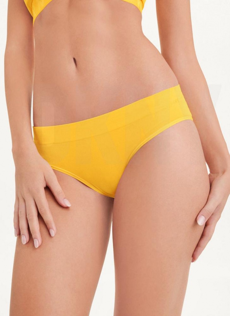 DKNY Seamless Litewear Rib Bikini Women\'s Panties Mango | Ireland_D1683