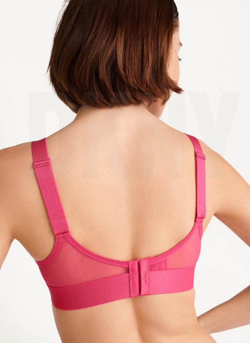 DKNY Sheers Triangle Women's Bras Pink | Ireland_D1867