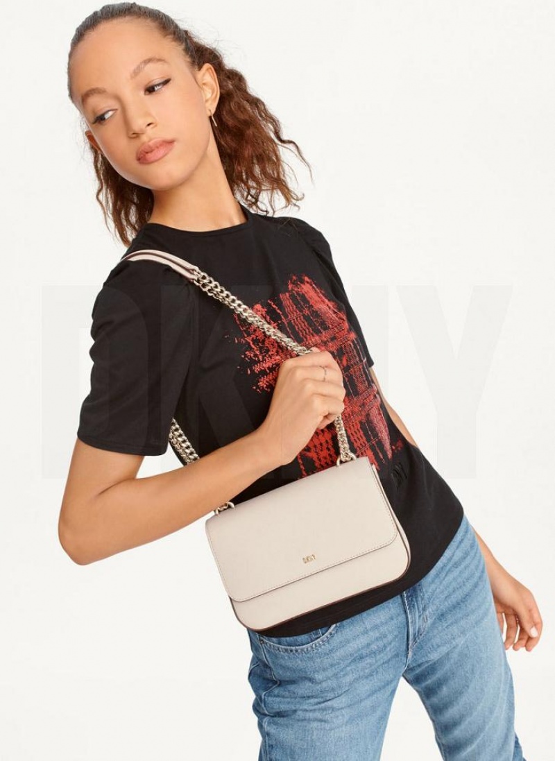 DKNY Sina Flap Women's Shoulder Bags Grey | Ireland_D1839