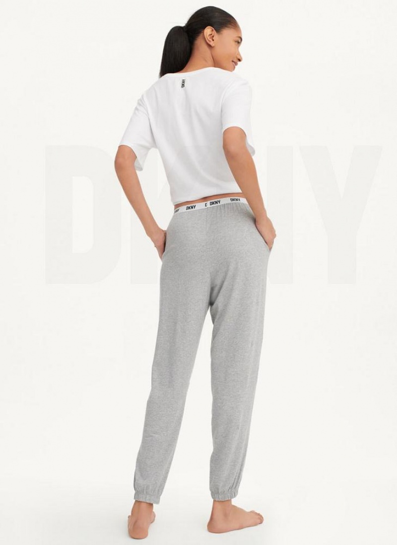 DKNY Sleep Jogger Women's Pajamas Grey | Ireland_D1619