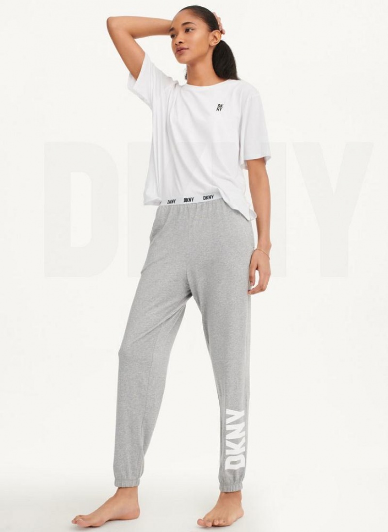 DKNY Sleep Jogger Women's Pajamas Grey | Ireland_D1619