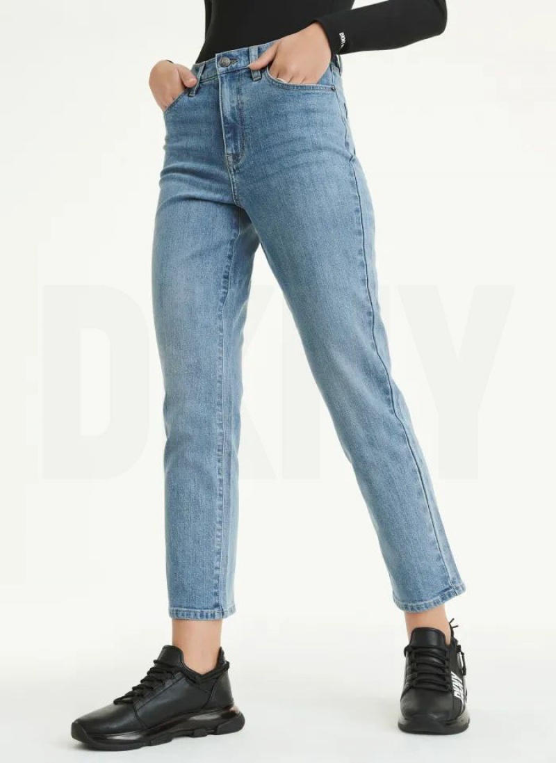 DKNY Slim Straight Women\'s Jeans Wash | Ireland_D1985