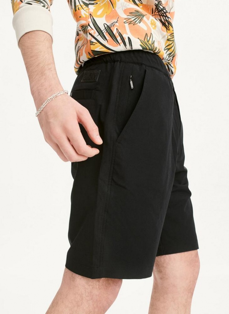 DKNY Sport Men's Shorts Black | Ireland_D0656