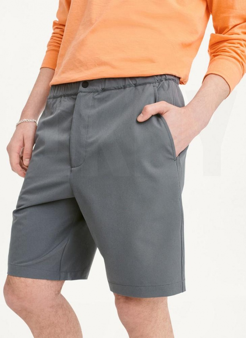 DKNY Sport Men\'s Shorts Grey | Ireland_D0546