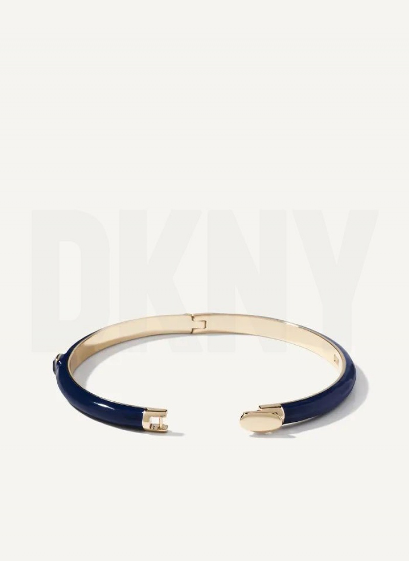 DKNY Square Stone Women's Bangle Blue | Ireland_D0381