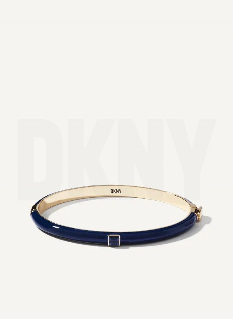 DKNY Square Stone Women\'s Bangle Blue | Ireland_D0381