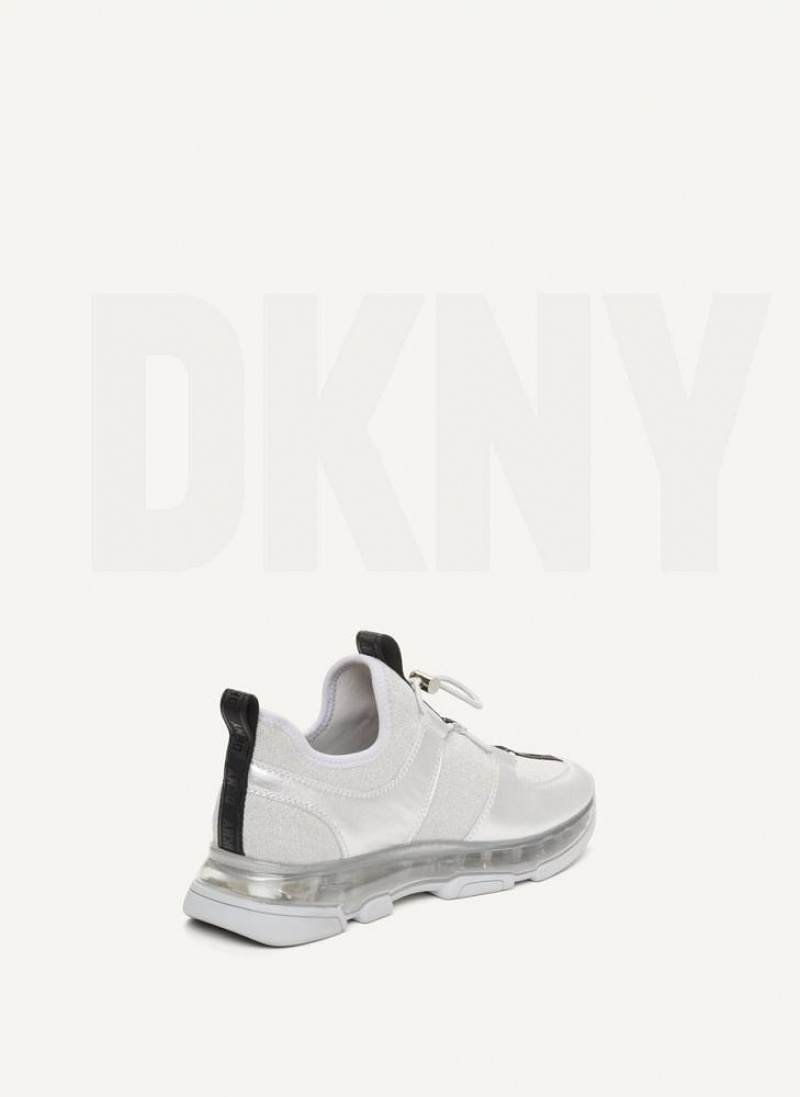 DKNY Tace Slip On Women's Sneakers Silver / Lavender | Ireland_D0992