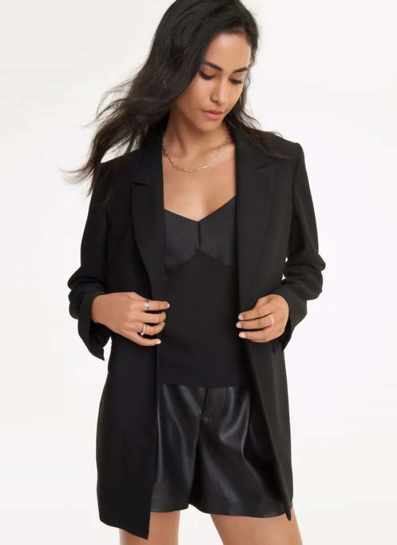 DKNY Tailored Women\'s Blazers Black | Ireland_D1197