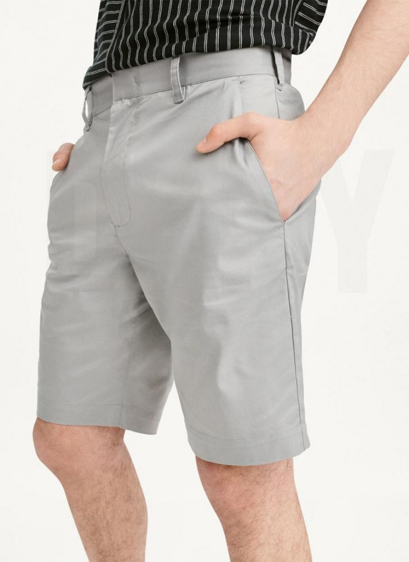 DKNY Tech Men's Shorts Grey | Ireland_D0756